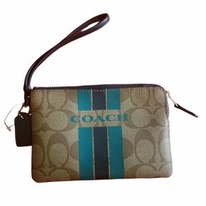 NWOT Authentic Coach Wristlet